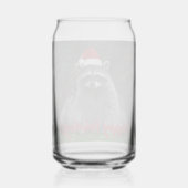 Raccoon portant rouge Noël (Verso)