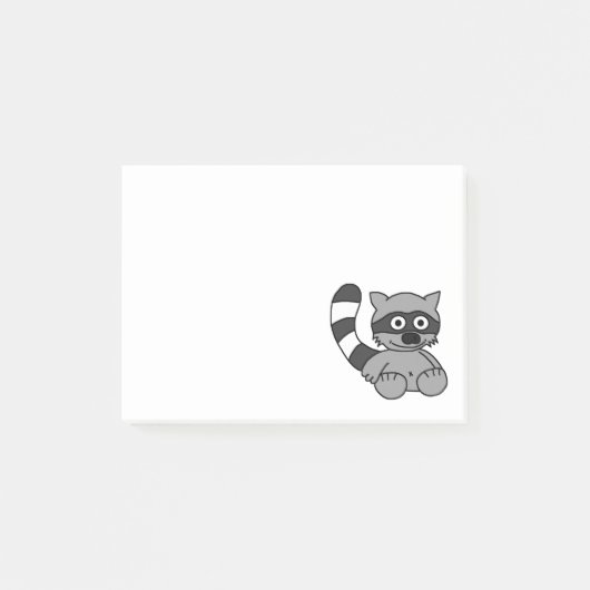 Raccoon Post-it® Notes (Voorkant)