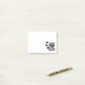 Raccoon Post-it® Notes (Op bureau)