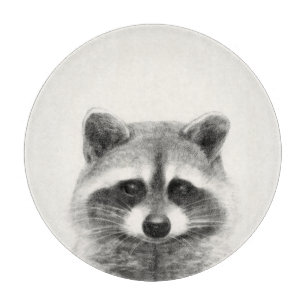 Raccoon potlood Tekening Snijplank