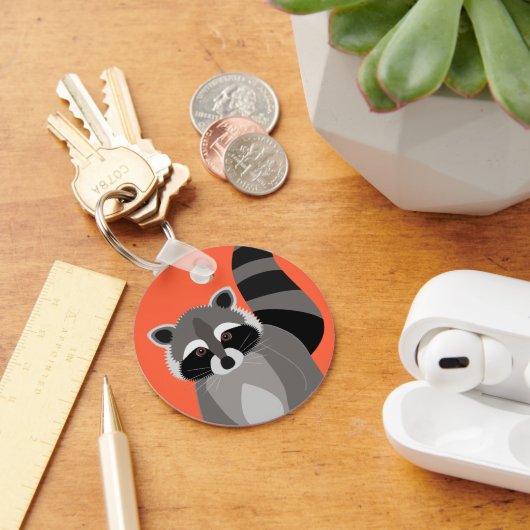 Raccoon Rascal Sleutelhanger (Bureau)
