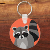 Raccoon Rascal Sleutelhanger (Voorkant)
