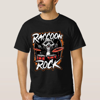 Raccoon Rock T-shirt - Grappig Raccoon Cowboy Desi