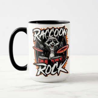 Raccoon Rock T-shirt - Grappig Raccoon Cowboy Desi Mok