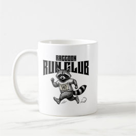 Raccoon Run Club Marathon Retro Trash Panda Koffiemok