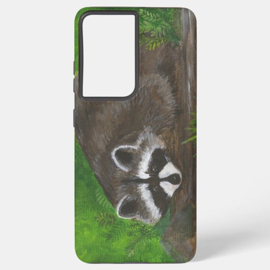 Raccoon Samsung Galaxy Hoesje (Achterkant)