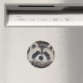 Raccoon schilderen magneet (Insitu (Vaatwasser))