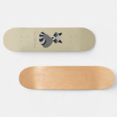 Raccoon skateboard (Horizontaal)