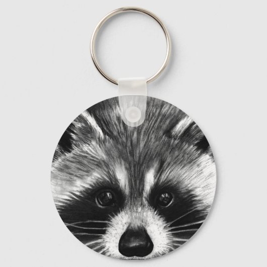 Raccoon Sleutelhanger (Voorkant)