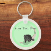 Raccoon Sleutelhanger (Voorkant)