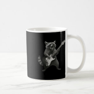 Raccoon speelt gitaarrock-'n-rollgitarist Rac Koffiemok