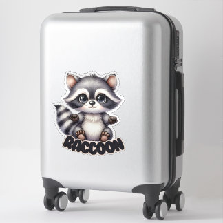 RACCOON - STICKER DE NURSERIE