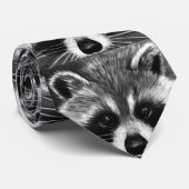 Raccoon Stropdas (Opgerold)