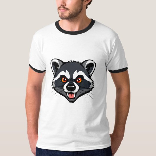 Raccoon T-shirt (Voorkant)