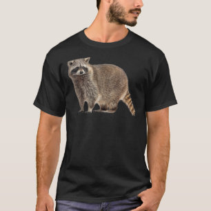 Raccoon T-Shirt Wildlife Tee Shirt Cool Natuur R