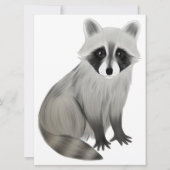 Raccoon, uitgesneden kaart (Voorkant)