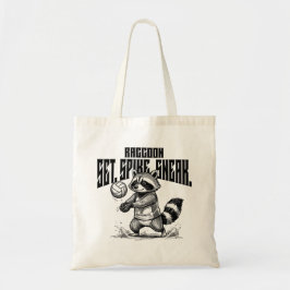 Raccoon Volleyball Star - Set Spike Sneak Graphic Tote Bag