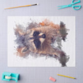 Raccoon Waterverf Tissuepapier (Craft)