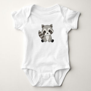 Raccoon zoete dieren voor kinderen Funny Raccoons Romper