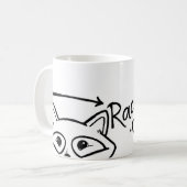 Raccoonismes Brandé Mug (Devant gauche)