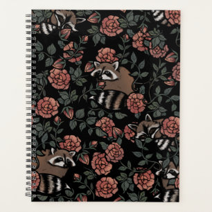 Raccoons Rose vintage Dusty