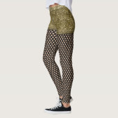 Raccourcis Parties scintillant Faux et Leggings en (Gauche)