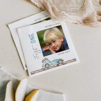 Race Auto 1e verjaardag foto Servet