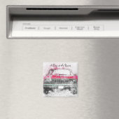 Race Auto Abstracte grafische kaart Magneet (Insitu (Vaatwasser))