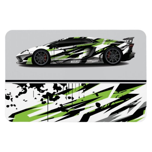 Race Auto Magneet (Horizontaal)