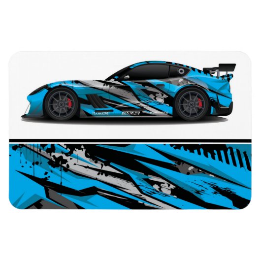 Race Auto Magneet (Horizontaal)