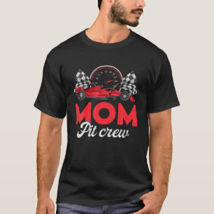 Race auto mam van de verjaardag jongen Shirt mam p