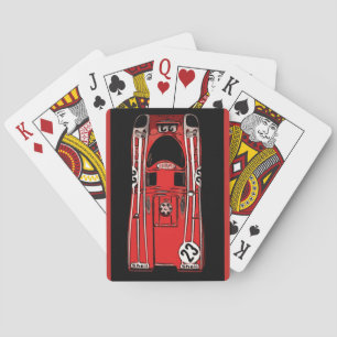 RACE AUTO- OVERWINNING POKERKAARTEN