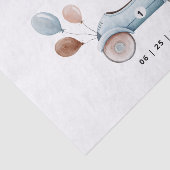 Race Auto Verjaardag Uitnodiging, Fast One Verjaar Tissuepapier (Detail)