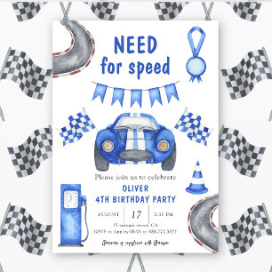 Race Auto Verjaardagsfeestje Need for speed 4 Kaart