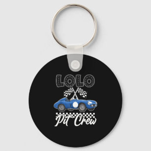 Race auto verjaardagsfeestje racen familie lolo pi sleutelhanger