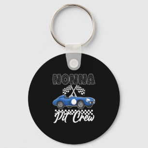 Race auto verjaardagsfeestje racende familie nonna sleutelhanger