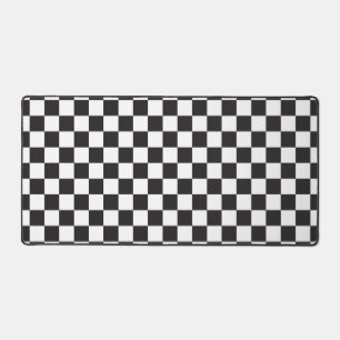 Race auto zwart wit Checker vlag patroon Bureaumat