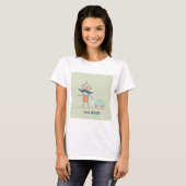 Race-autobestuurder T-shirt (Voorkant volledig)