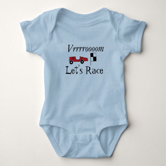Race Baby Onsie Romper (Voorkant)