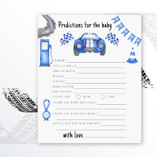 Race car - baby voorspellingen en advies