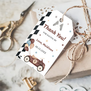 Race Car Birthday Party Cadeaulabel