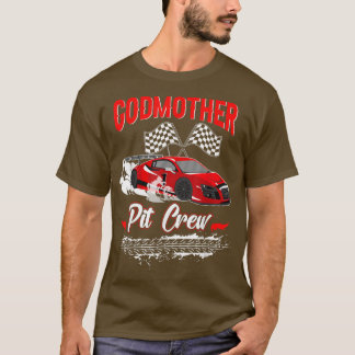 Race Car Birthday Party Racing Family Godmoeder Pi T-shirt