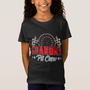 Race Car Birthday Party Racing Family Grandma Pit T-shirt