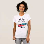 Race Car Birthday, Pit Crew, T-shirt (Voorkant volledig)