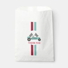  Race Car Boy Party Favor papieren tas Bedankzakje