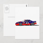 Race Car Briefkaart (Voorkant / Achterkant)