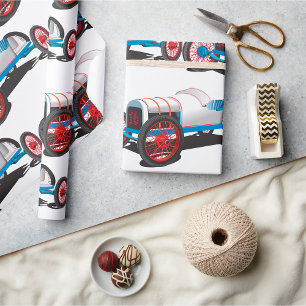 Race Car Classic Auto Cadeaupapier