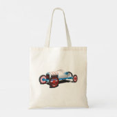 Race Car Classic Auto Tote Bag (Achterkant)