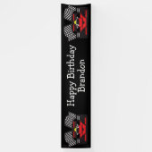 Race Car Design Banner (Verticaal)