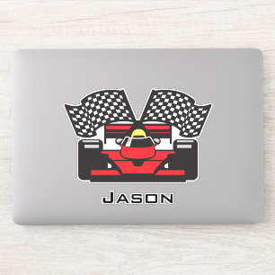 Race Car Design Contour Sticker